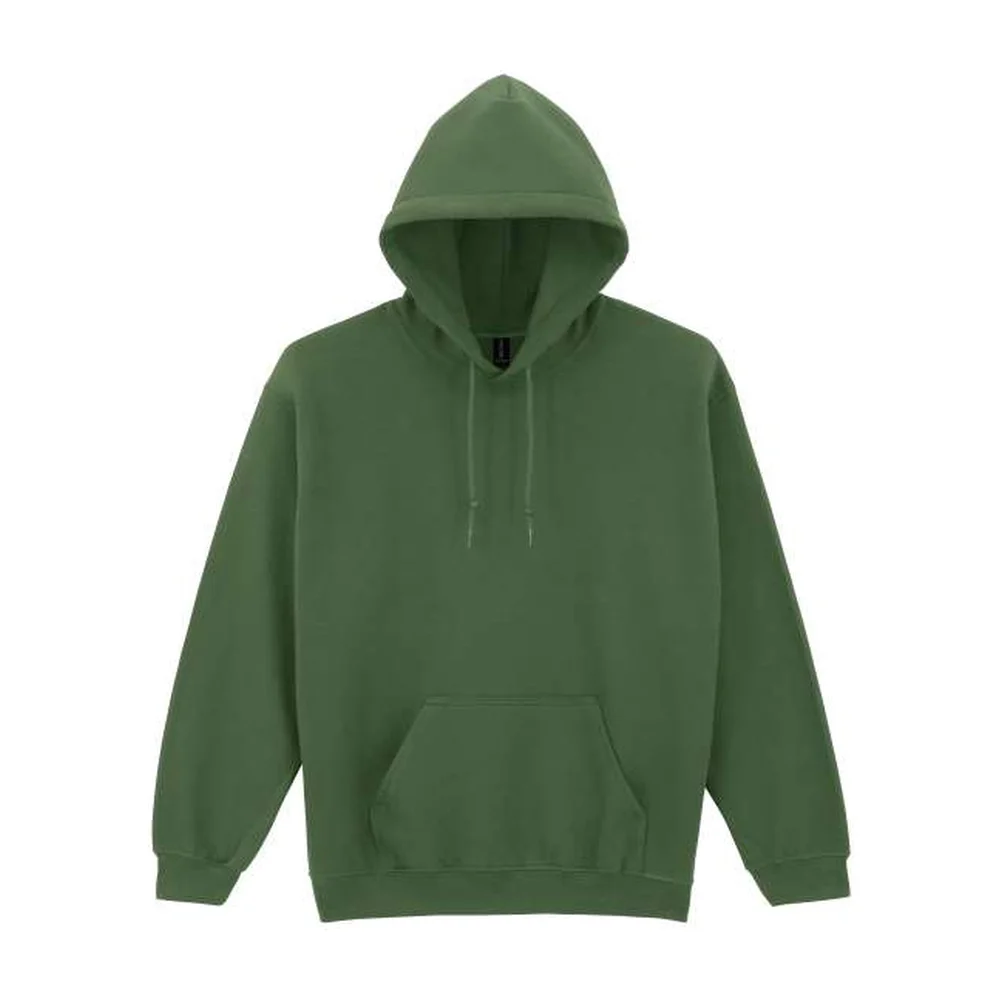 Heavy blend adult hooded sweatshirt gi18500 military green