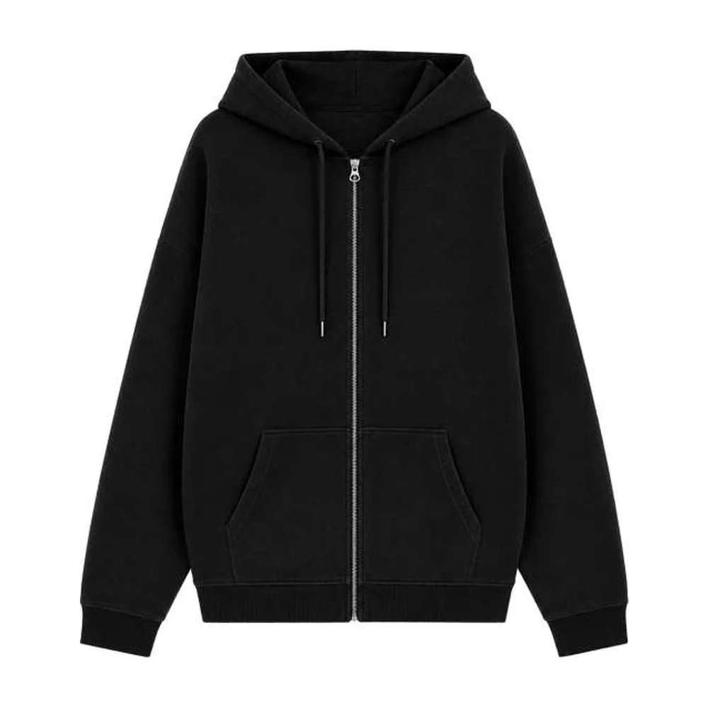 Mens regular zip hoodie tb01m011 black